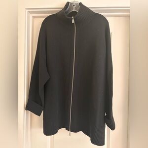 Lafayette 148 New York Black Knit Sweater